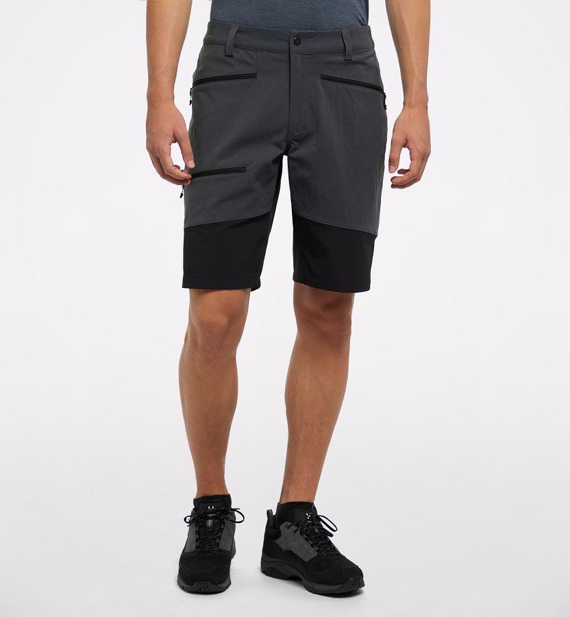 Haglöfs Mens Rugged Flex Shorts Black New Zealand 06428WUQA